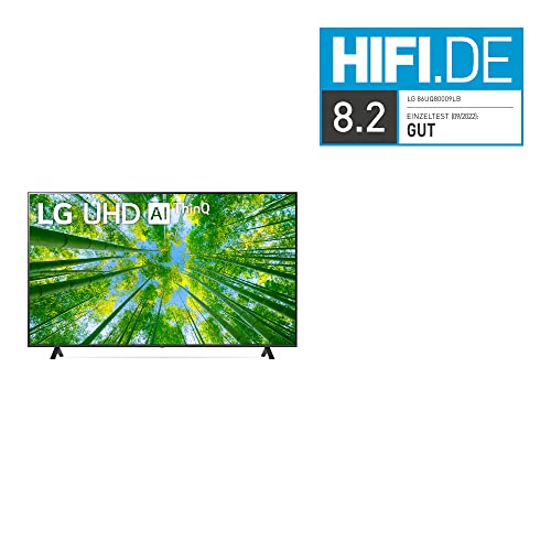 Großer Fernseher LG Electronics 86UQ80009LB 217 cm (86 Zoll)