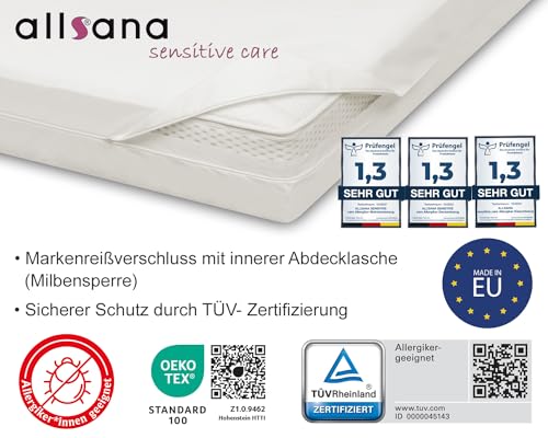 Allergiker-Bettwäsche allsana Allergiker Encasing Set 3- teilig