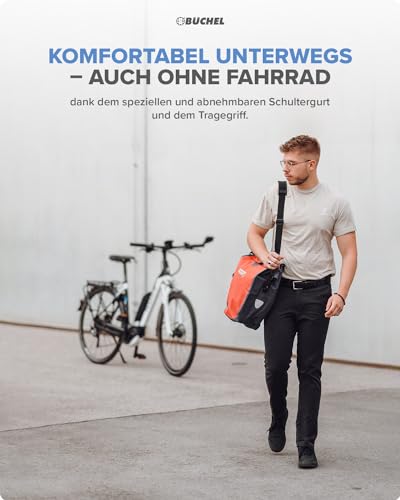 Gepäckträgertasche mit Klicksystem Büchel Fahrradtasche