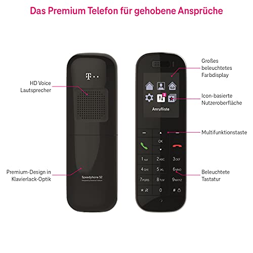 Schnurloses Telefon mit Anrufbeantworter Deutsche Telekom