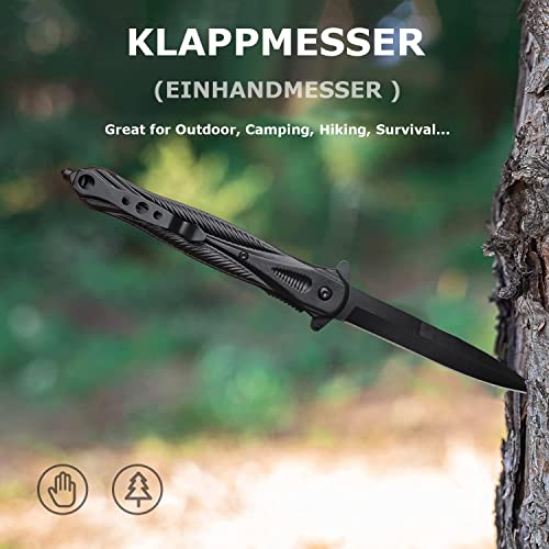 Klappmesser Generic Taschenmesser mit Gürteltasche