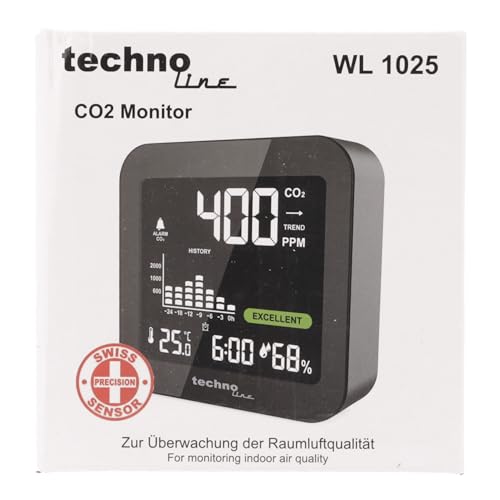 CO2-Melder Technoline Monitor WL1025 Co2-Monitor