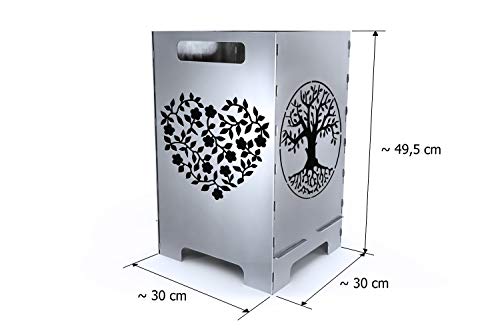 Feuertonne tuning-art FK01 Feuerkorb Feuerschale Steckbar Groß