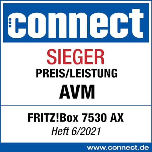 Router AVM FRITZ!Box 7530 AX WI-FI 6 (DSL/VDSL,1.800 MBit/s