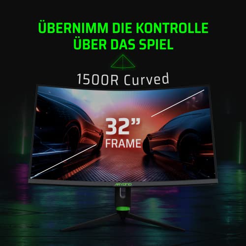 Monitor Aryond A32 V1.3 Gaming Curved | 32 Zoll 165Hz Gaming