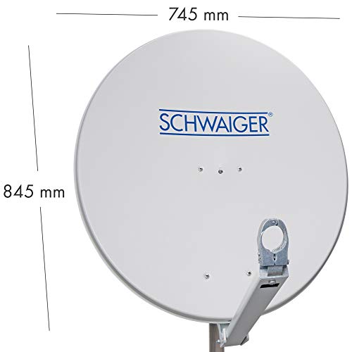 Satellitenschüssel (80 cm) SCHWAIGER 210 Satellitenschüssel