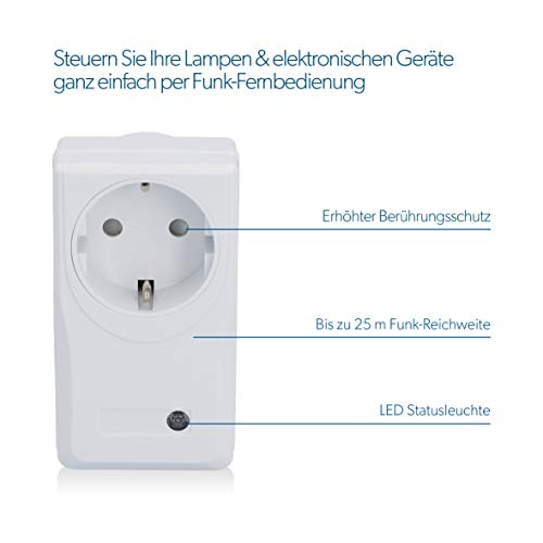 Funksteckdosen Unitec 48110 Funkfernschalterset