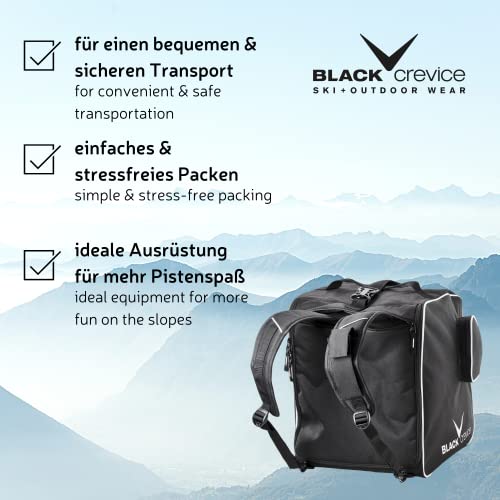 Skischuhtasche mit Helmfach Black Crevice Skischuh- & Helmtasche