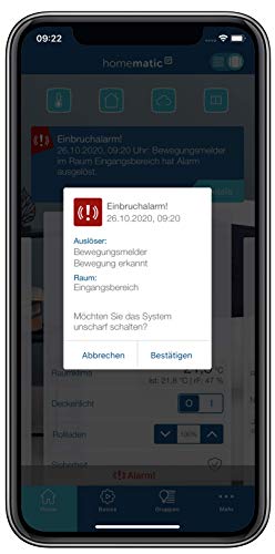 Bewegungsmelder Homematic IP Smart Home im 55er-Rahmen