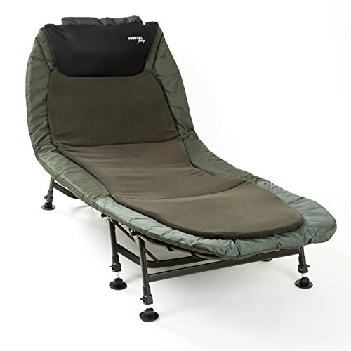 Campingliege Mostal 8-Bein Luxus Karpfenliege Bedchair