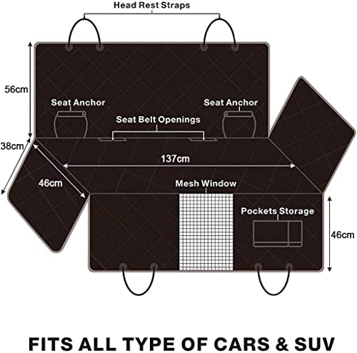 Hundedecke Rückbank honeyguaridan Hundedecke für Auto Rückbank