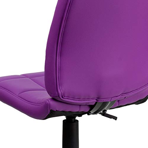 Drehstuhl Flash Furniture Mid-Back Quilted Vinyl Swivel Task Chair