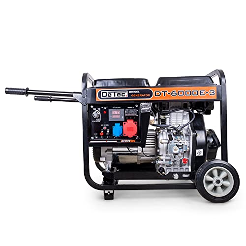 Notstromaggregat Diesel DeTec. Diesel Generator 5500 Watt