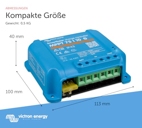 Solarladeregler Victron Energy SmartSolar MPPT 75V 10 Amp