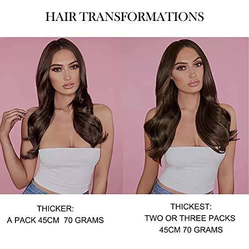 Clip-in-Extensions VARIO HAIR Clip in Extensions Echthaar Balayage