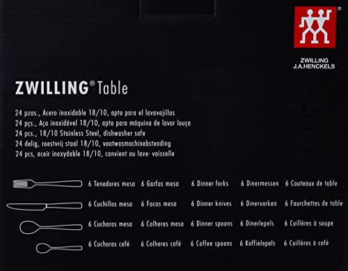 Zwilling-Besteck ZWILLING Artic Tafelbesteck, 24-teilig