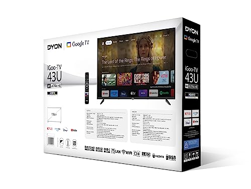 Dyon-Fernseher DYON iGoo-TV 43U 108cm (43 Zoll) Google TV