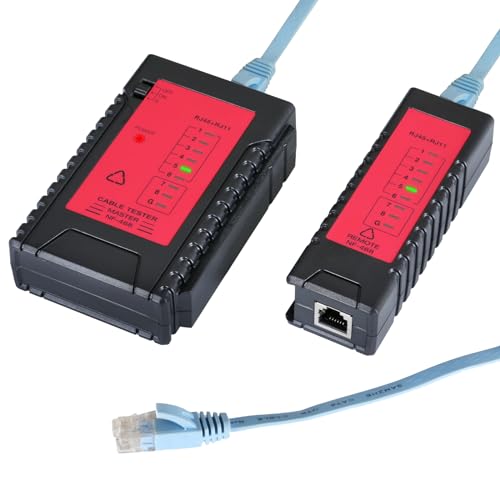 Netzwerktester Incutex Netzwerk Kabeltester RJ45 RJ11 Patchkabel