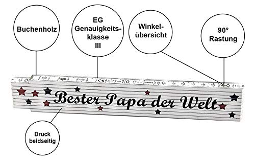 Zollstock geschenke-fabrik.de GESCHENKE-FABRIK Meterstab