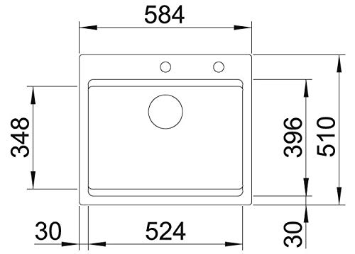 Keramikspüle BLANCO ETAGON 6 | Keramik kristallweiß glänzend