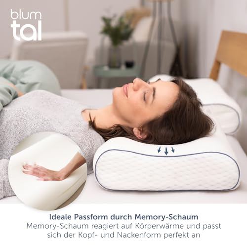 Nackenstützkissen Blumtal orthopädisch, aus Memory Foam