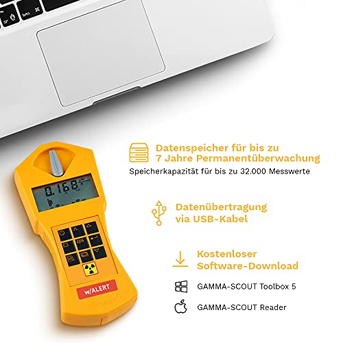 Geigerzähler GAMMA-SCOUT Alert | für Radioaktivität