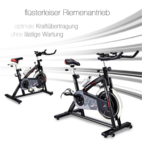 Indoor Bike Sportstech Ergometer Heimtrainer, 22KG Schwungrad