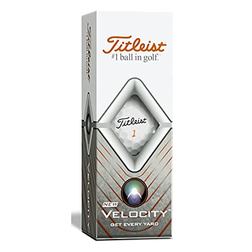 Titleist-Golfbälle Titleist Unisex Velocity Golfball, Weiß