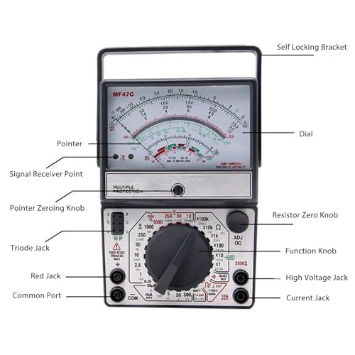 Analog-Multimeter Akozon Multimeter-Tester, Zeiger-Multimeter