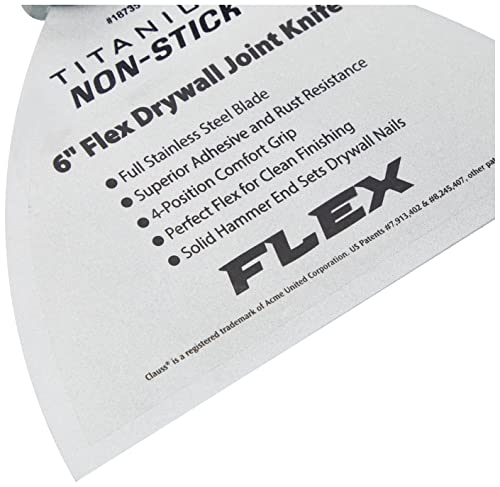 Spachtel Clauss Flexibler Titanium Non-Stick-Gipskarton-Gelenk