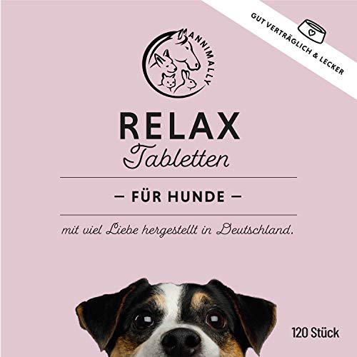 Beruhigungsmittel für Hunde Annimally Hunde Relax Tabletten