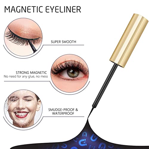 Magnetische Wimpern INSMART 2 Tuben Magnetic Eyeliner