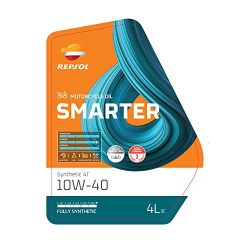 Motoröl 10w40 Repsol Smarter Synthetic 4T 10W40, 4 l