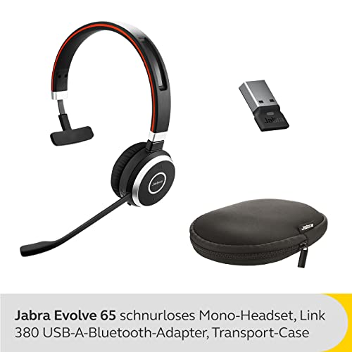 Mono-Headset Jabra Evolve 65 SE Schnurloses Bluetooth-Headset