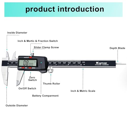 Digitaler Messschieber Kynup Messschieber Digital, 150mm