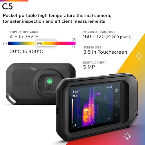 Wärmebildkamera FLIR C5, Profi-Thermokamera, leistungsstark