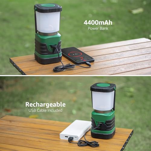 Akku-Lampe Lighting EVER LE LED Campinglampe Tragbar, Superhell