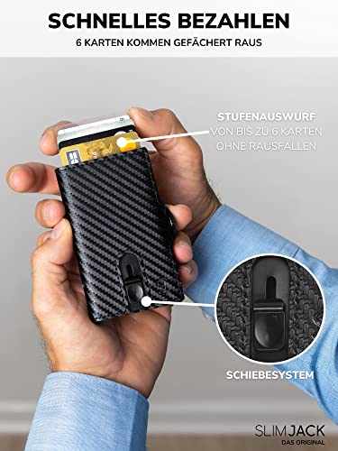 Mini-Geldbörse SlimJack ® Wallet mit Münzfach, Jackster Wallet