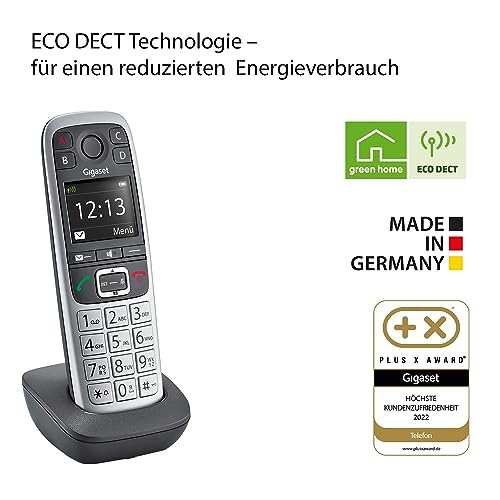 Gigaset-DECT-Telefon Gigaset E560HX – DECT-Mobilteil mit Ladeschale