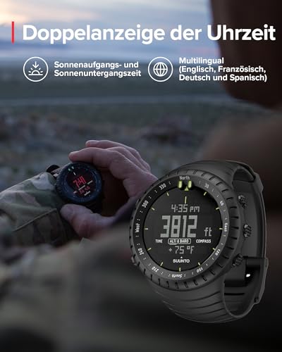 Militäruhr Suunto Core Outdoor-Uhr mit Höhenmesser, Barometer