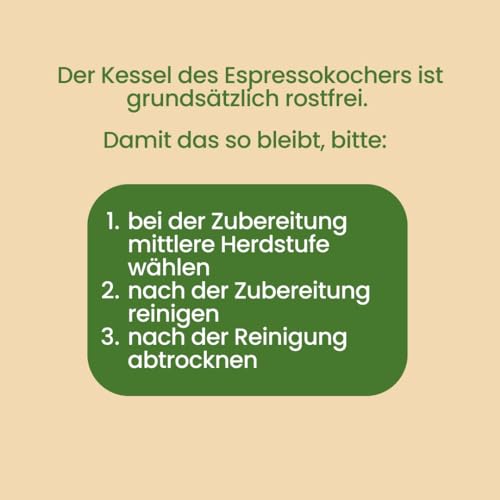 Espressokocher-Induktion Groenenberg Espressokocher