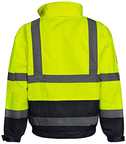 Warnjacke Nitras Herren Motion Tex Viz Pilotenjacke, Gelb, S