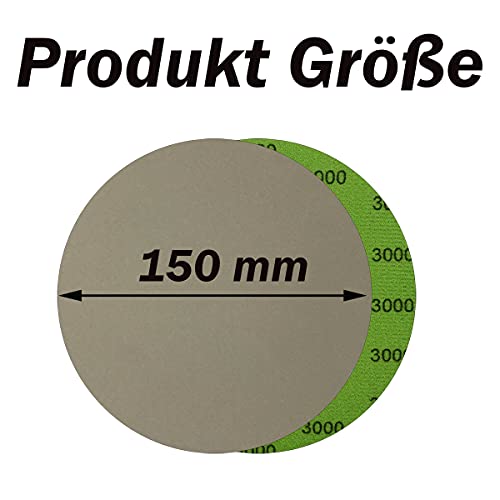 Schleifscheiben 150 mm AutKerige Schleifpapier Klett 40 Stück