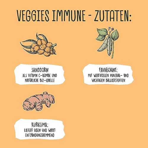 Veganes Hundefutter VEGDOG VEGGIES immune Veganer Snack