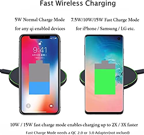 Qi-Ladegerät YOOUS Fast Wireless Charger Ladepad