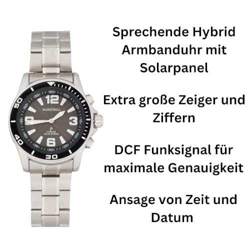 Sprechende Armbanduhr Marschall Deutsch sprechende Herren