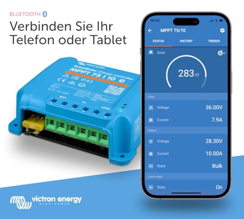 Solarladeregler Victron Energy SmartSolar MPPT 75V 10 Amp