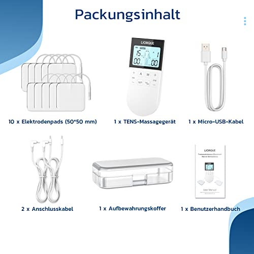 Muskelstimulator LIORQUE TENS Reizstromgerät