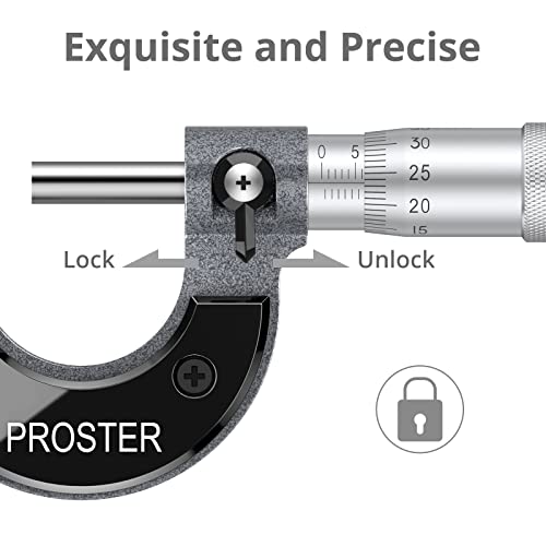 Bügelmessschraube Proster Messbereich 0-25 mm Messschraube