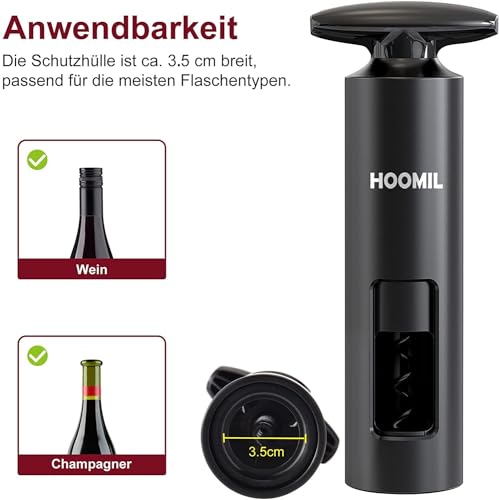 Korkenzieher HOOMIL Weinflaschenöffner Set, 4-in-1